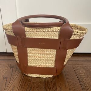 DeMellier Santorini Raffia Tote